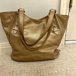 Elaine Turner gold tote